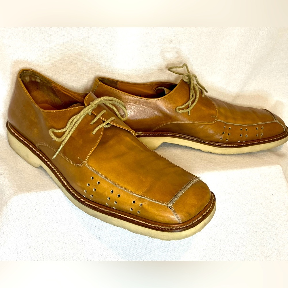 Mezlan Balboa Men’s Leather Dress Shoes Size 12 Lightweight Spain Business